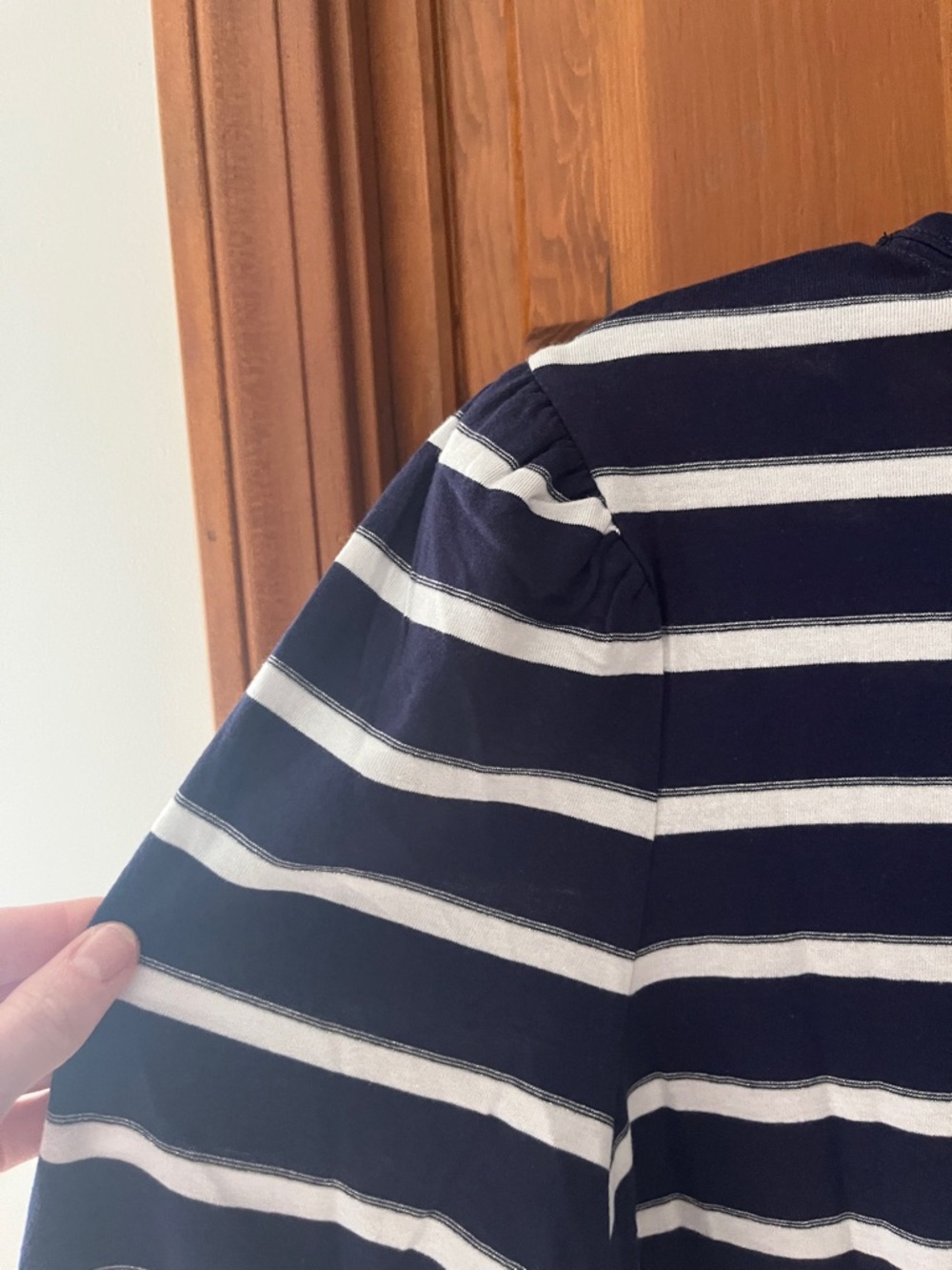 U.S. Polo Assn. Navy & White Striped Top with Red Emblem Sz. XL - Picture 7 of 8
